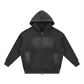 Sunfade Two-way Zip up Fleece Hoodie
