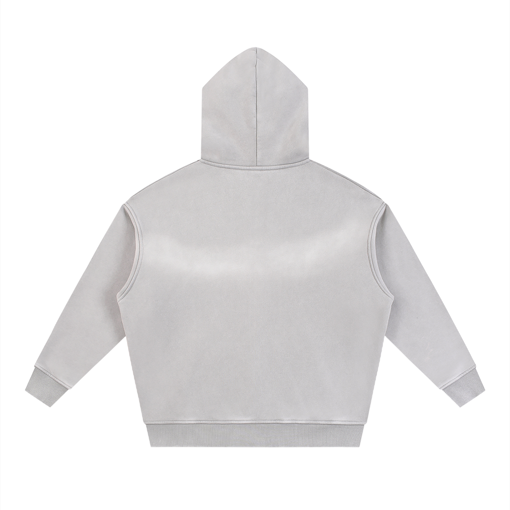 Sunfade Two-way Zip up Fleece Hoodie