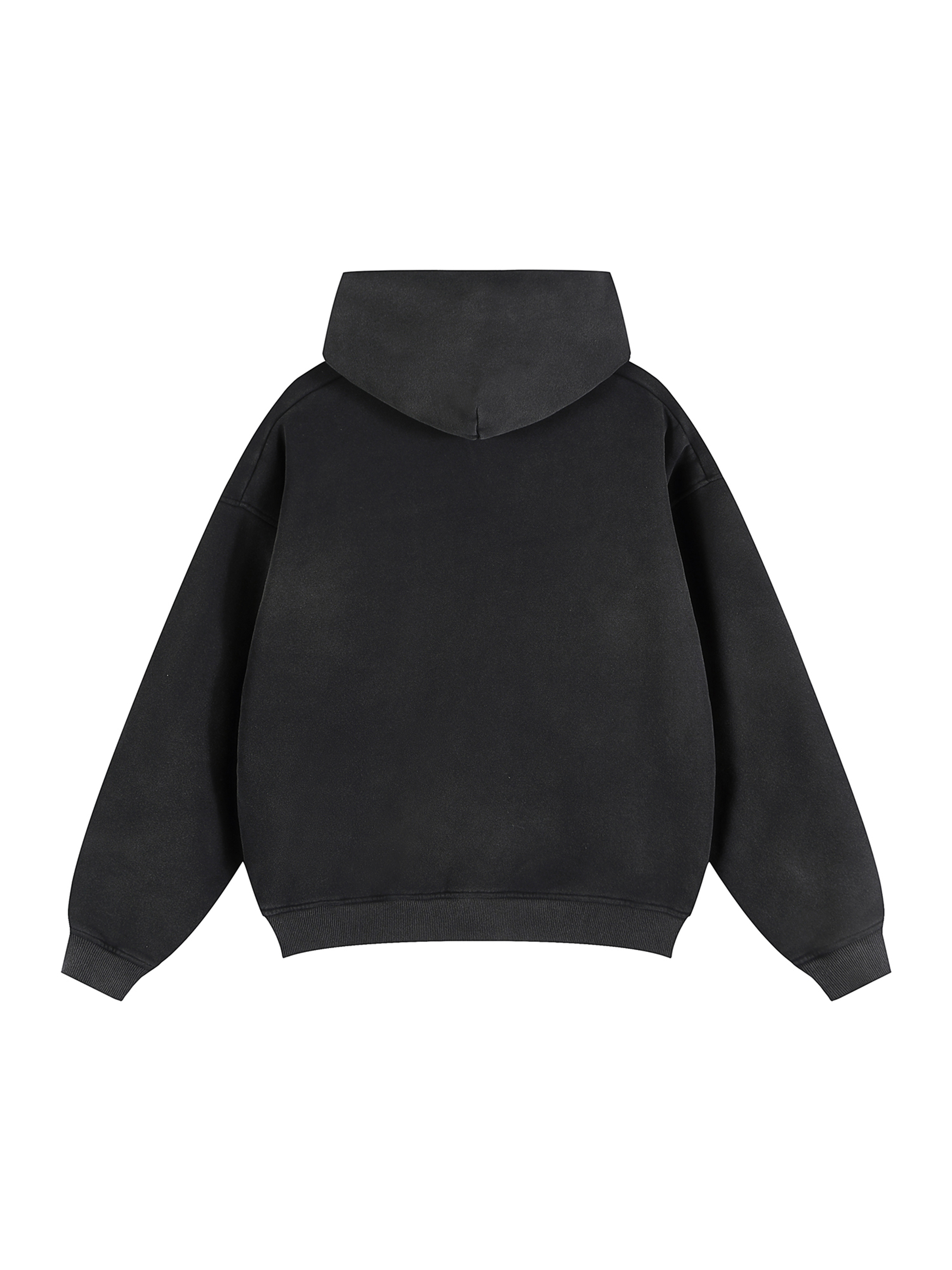 Sunfade Two-way Zip up Fleece Hoodie
